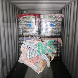 ผ้าขี้ริ้วผ้าฝ้ายรีไซเคิลสีอ่อน ตัดเย็บใหม่สำหรับงานอุตสาหกรรม ใช้เช็ดทำความสะอาด หลากหลายแบบ - Product Image 1