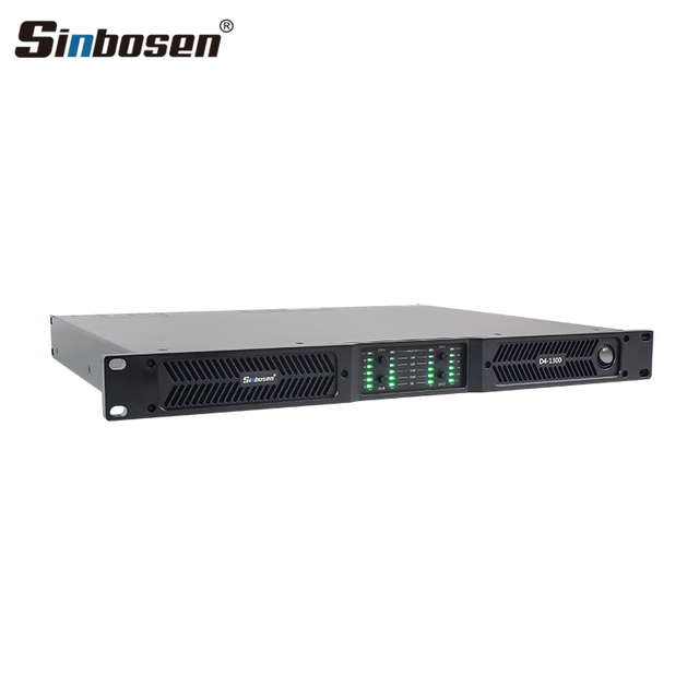 Sound Class D 1300W X 4 Amp Compact Professional Audio Mosfet 2ohms Amplifier