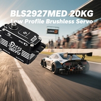 Flash Hobby Bls2927med 27KG 0.03Seg Encoder Digital Sin Escobillas de Bajo Perfil, Impermeable IP