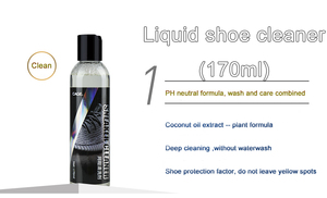 ชุดทำความสะอาดรองเท้ากันน้ำ Cage Natural Eco-Friendly Alcohol <span class=keywords><strong>Free</strong></span> 100 มล. พร้อมฉลากสั่งทำและบริการติดแบรนด์ขายส่ง - Product Image 6