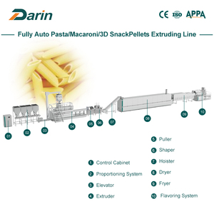 Machine industrielle automatique d'extrusion de granulés 3D pour snacks, machine de fabrication de Fryum, ligne de production de granulés de <span class=keywords><strong>céréales</strong></span> en SUS304 - Product Image 4