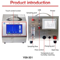 Compteur de particules de poussière laser SUGOLD Y09-301 AC-DC 2,83 L/min avec garantie d'un an pour salle blanche