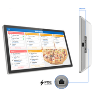 Pantalla Táctil Comercial para Cocina de 24 Pulgadas, 8+128GB RK3588S2 6 TOPS, Compatible con Varios Sistemas CMS de Software de Pedidos