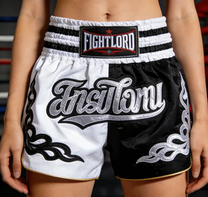Shorts de boxe Muay Thai personnalisés Harn Sport, style gladiateur, confortables, durables, pour combats No-Gi, athlétiques, kickboxing - Product Image 2
