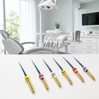 Lime endodontique rotative NiTi à activation thermique bleue, grande conicité, instrument dentaire pour canal radiculaire SX F1 F2 F3 CE ISO 21mm 25mm