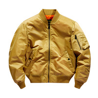 Blouson aviateur décontracté en nylon OEM, coupe ample, court, imperméable, avec col montant, pour homme, idéal pour les activités de plein air transfrontalières - Vente en gros
