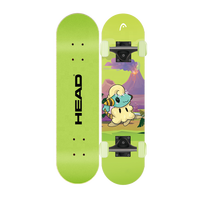 Planche à roulettes longue pour adulte de qualité supérieure, motif dessin animé personnalisé, en bois, 4 roues, planche de surf portable, vente en gros directe usine