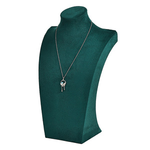 แท่นโชว์สร้อยคอหนัง PU แบบ H-neck พร้อมกล่องเก็บเครื่องประดับคุณภาพสูงบุด้วยผ้ากำมะหยี่ เหมาะสำหรับจัดแสดงสินค้าในงานไลฟ์สดหรือตลาดกลางคืน - Product Image 5