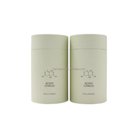 Tube cylindrique en papier kraft avec trous de tamisage, biodégradable, pour emballage d'épices, de poudre de cacao, de sel, de bonbons, OEM, vente en gros, chaîne d'approvisionnement en vrac