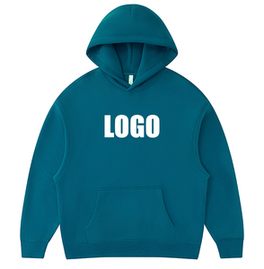Sweat à capuche pour enfants de haute qualité, personnalisable avec logo, en molleton épais 350g, couleur unie, vente en gros - Product Image 1