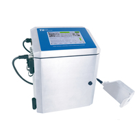DOCOD OEM/ODM T280 TIJ, impresora de inyección de tinta térmica en línea Industrial, máquina de codificación de fecha de bajo costo para código de barras, logotipo de código QR