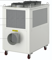 Refroidisseur mobile industriel usine de fabrication Refroidisseur localisé Tente médicale machine de refroidissement Tente verticale Climatiseur