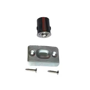 Durable Metal Magnetic Door Stopper Zinc Alloy Hardware Door <b>Ball</b> Catch With 2Pcs Screws - Product Image 3
