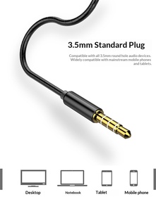 Écouteurs intra-auriculaires filaires 3,5 mm HIFI <span class=keywords><strong>avec</strong></span> transducteur dynamique, câble de 1,2 m, commande intégrée, casque stéréo HD pour téléphones mobiles <span class=keywords><strong>iPhone</strong></span> - Product Image 6