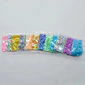 Confezione da 5 strisce glitterate, colori assortiti, 12 buste per lavori manuali - Product Image 2