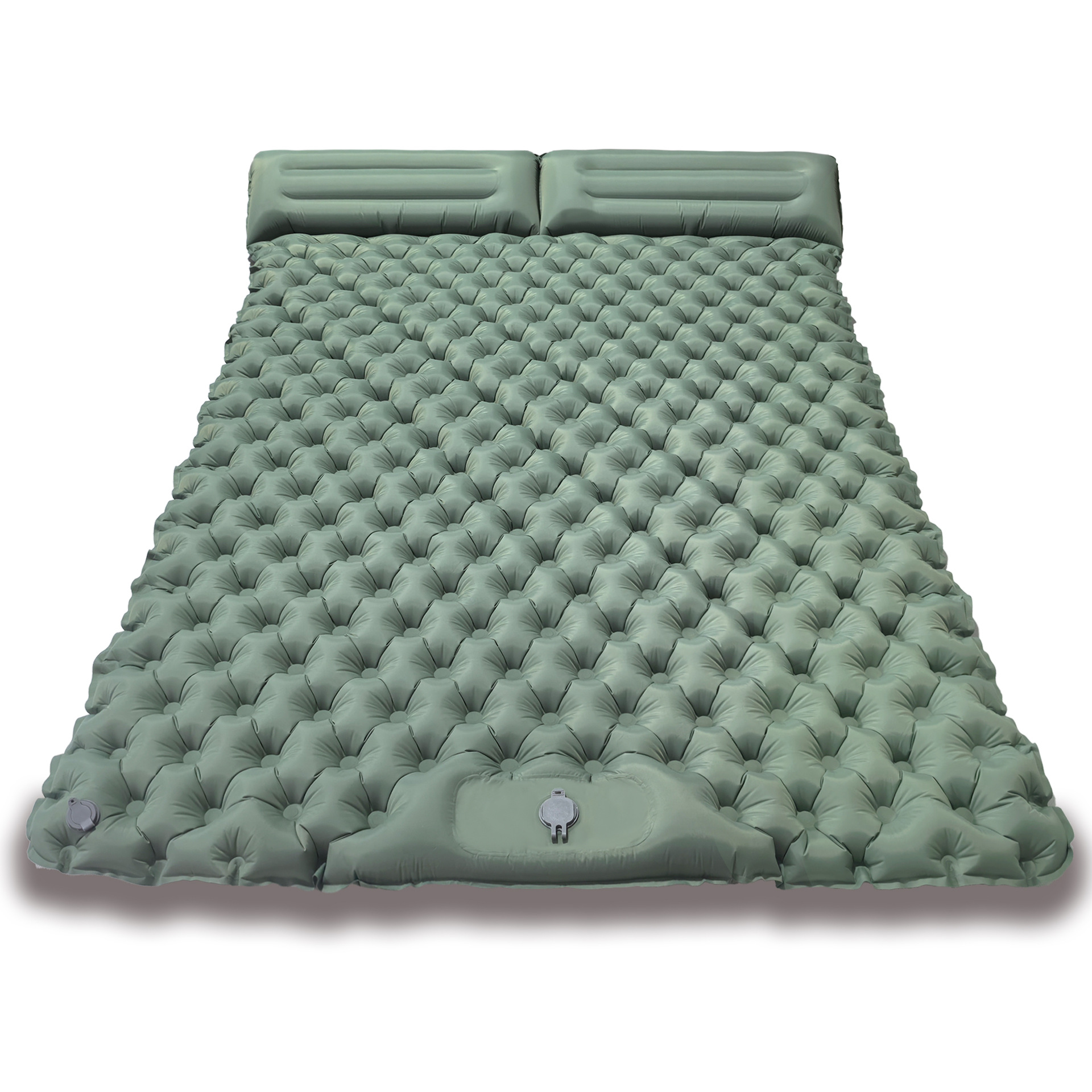 Pedal doble de pie con diseño de lunares y efecto lluvia primaveral.