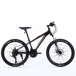 Vélo de montagne 24 pouces pour adulte, suspension à vitesses, tout-terrain, unisexe, selle confortable, jante en aluminium - Product Image 5