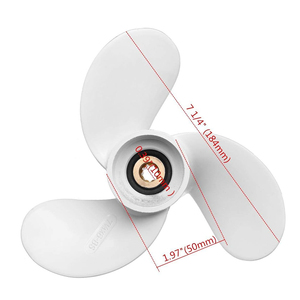 Cánh Quạt nhôm hiệu suất cao 7-1/4x6 thay thế mới cho Ya Maha 2.5HP 3HP phía ngoài cho Thuyền biển thay thế 6l54594301el - Product Image 6