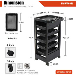 Chariot de Salon de Coiffure Facile à Installer, Équipement de Salon pour Barbier - Product Image 5