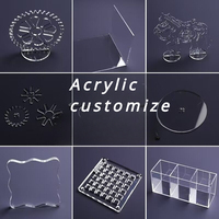 Produits en acrylique transparent personnalisés, diverses feuilles de modélisation, plexiglas, motifs personnalisés, pendentif