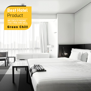 Solution de mobilier de chambre d'hôtel sur mesure haut de gamme pour les chambres d'hôtes de complexes hôteliers, les appartements de luxe et la rénovation d'intérieurs hôteliers - Product Image 1