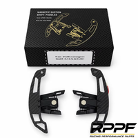 Pour Volkswagen Golf 7/Golf 7.5 GTI/R, accessoires de volant VW, mise à niveau, palettes de changement de vitesse magnétiques en fibre de carbone 12K
