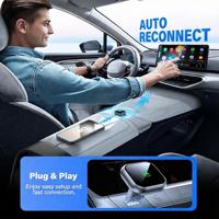 Adaptateur sans fil 2 en 1 Carplay Android Auto, mini boîte intelligente multimédia, clé USB pour autoradio, plug and play, port OEM universel