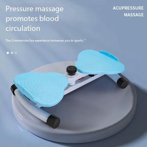 Placa de cintura de rebote de doble eje, máquina de Fitness de torsión silenciosa para el hogar con masaje de resistencia ajustable para ejercicio de pies - Product Image 4