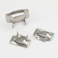 Clips à dents ondulées en acier inoxydable 316, boucle métallique pour sangles galvanisées, fixation pour la construction de pipelines
