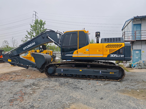 Hyundai 305LC-9T sud-coréen d'occasion Excavatrice de type chenille de 30 tonnes Modèle 2018 Godet de 1.5m Puissance de 196kW Machinerie d'origine Shanghai - Product Image 3