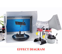 Cabine de pulvérisation portable avec aspiration Fengda BD-512A