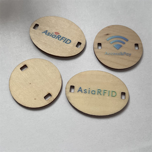 Logotipo a prueba de agua impreso Control de acceso inteligente Lf 125Khz <span class=keywords><strong>Rfid</strong></span> Em4200 muñeca etiquetas de madera totalmente compatibles con EM4100 EM4102 - Product Image 2