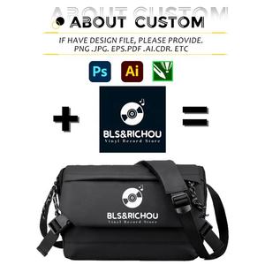 Sac bandoulière croisé de randonnée, motif géométrique tendance, personnalisable avec logo, pour printemps et été, usage extérieur - Product Image 2