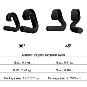 High Quality 45&deg; 90&deg; Durable Exercise <strong>Handle</strong> <strong>Workout</strong> Pull up Hand <strong>Grips</strong> - Product Image 3