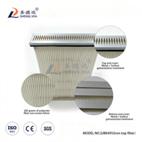 Filtre à panneaux plats en fibres de coco sur mesure, haute efficacité, connecté au réseau, pour usine textile