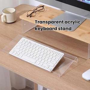Soporte de Escritorio Acrílico para Teclado, <span class=keywords><strong>Estante</strong></span> para Computadora y Soporte para Escritura, Precio de Fábrica - Product Image 4