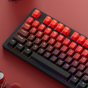 Keycap PBT Traslucido con Incisione Laterale, Superficie Micro-Sabbiata, Gradiente Personalizzato per Tastiera Meccanica - Product Image 4