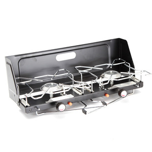 Estufa de Camping de Doble Quemador, Estufa de Gas para Exteriores, Estufa de Gas de Cassette para Exteriores con Múltiples Ollas, Estufa para Barbacoa - Product Image 4