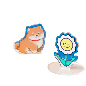 Support de bureau personnalisé en acrylique, figurine animale de dessin <span class=keywords><strong>animé</strong></span>, décoration avec votre <span class=keywords><strong>image</strong></span>, n'importe quel personnage, forme écologique, durable, mignon, lumineux - Product Image 1