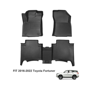 Alfombrillas populares para todo tipo de clima, accesorios para automóviles, alfombra de pie de goma TPE para Toyota Fortuner 2016-2020 2021 <span class=keywords><strong>2022</strong></span> 2023 - Product Image 1