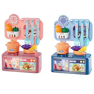 Лидер продаж, Обучающие дошкольные игрушки из 13 предметов для ролевых игр, мини-кухонные игрушки, игрушки для приготовления пищи для детей с ощущением сердца