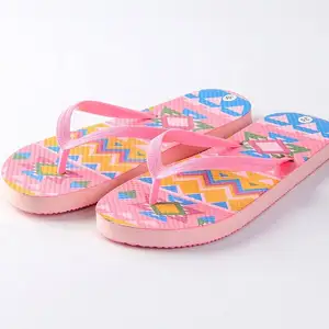 Customized Logo/Image/Photo Print PE PVC Rubber FilpFlops Slipper for Women