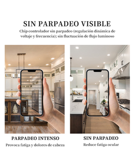 Downlight LED Inteligente Empotrable con Control por APP, Temporizador y Alerta de Fallos, Directo de Fábrica, Iluminación Industrial para Escuelas, Centros Comerciales y Estacionamientos - Product Image 6