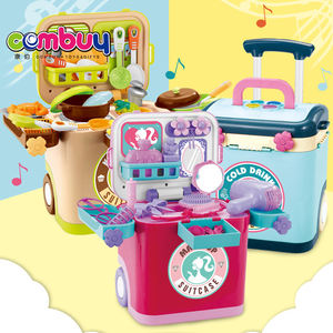 Ensemble de jeu de <span class=keywords><strong>valise</strong></span> à maquillage pour enfants, <span class=keywords><strong>coiffeuse</strong></span>, jouet de déguisement - Product Image 2