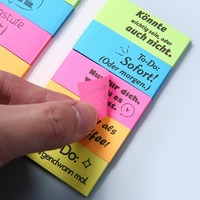 Paquete de Notas Adhesivas Multicolores Personalizables, Planificador Diario Promocional, Marcadores de Página, Juego de Notas Adhesivas