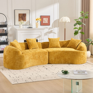Paquete de Cartón Envasado al Vacío, Blush, Esquinas Curvas, Lovesea, Tela con Rayas Extra Grandes, Tejido Ecológico, Moderno, para Interiores - Product Image 4