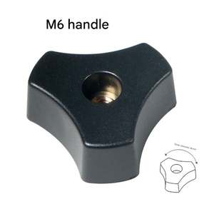 M6 Vis en T double à glissière pour guide-plaques auxiliaire <span class=keywords><strong>de</strong></span> <span class=keywords><strong>table</strong></span> à onglets/scie à ruban, avec poignée à vis en T, pour machines à bois - Product Image 3