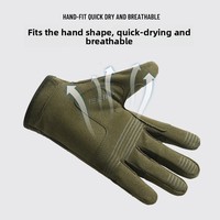 Gants tactiques à doigts entiers en cuir microfibre anti-choc pour la moto, la course, le tir, le paintball et l'entraînement en extérieur
