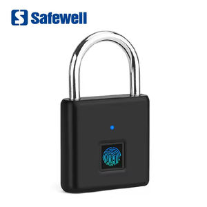 Candado inteligente de alta tecnología Safewell para huellas dactilares, candado antirrobo duradero para equipaje y puerta, material de aleación de Zinc, para uso en viajes - Product Image 2