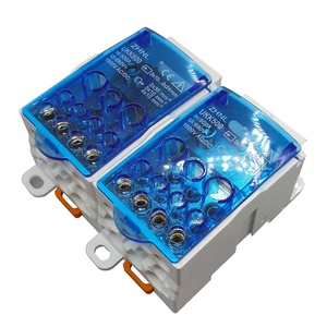 Oem ODM nhà máy ukk loạt 80A/125A/160A/250A/400A/500A Din Rail điện phân phối điện kết nối Hộp khối thiết bị đầu cuối - Product Image 1